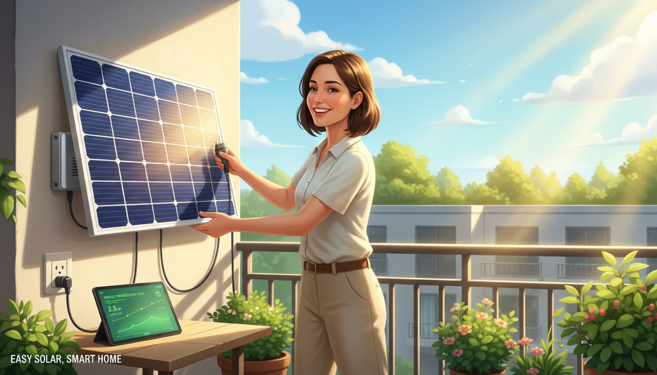 panneau solaire plug and play-1