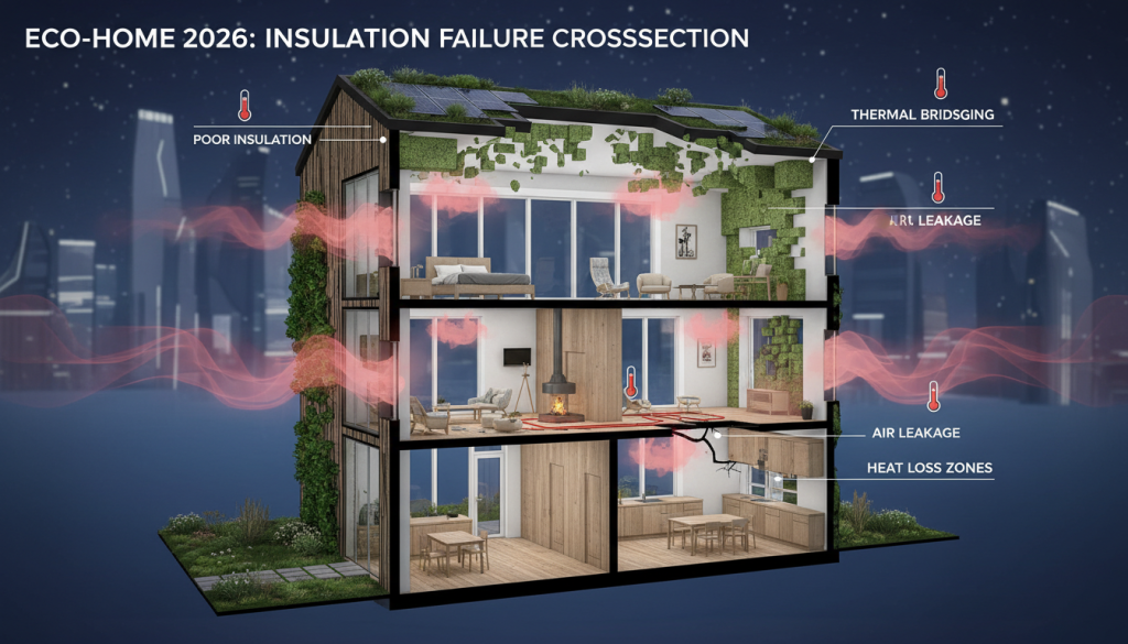 Comprendre et éliminer les ponts thermiques pour une habitation écoénergétique en 2026 pont thermique-2